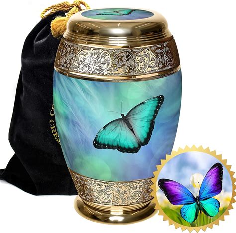 butterfly metal cremation box|Amazon.com: Butterfly Urn.